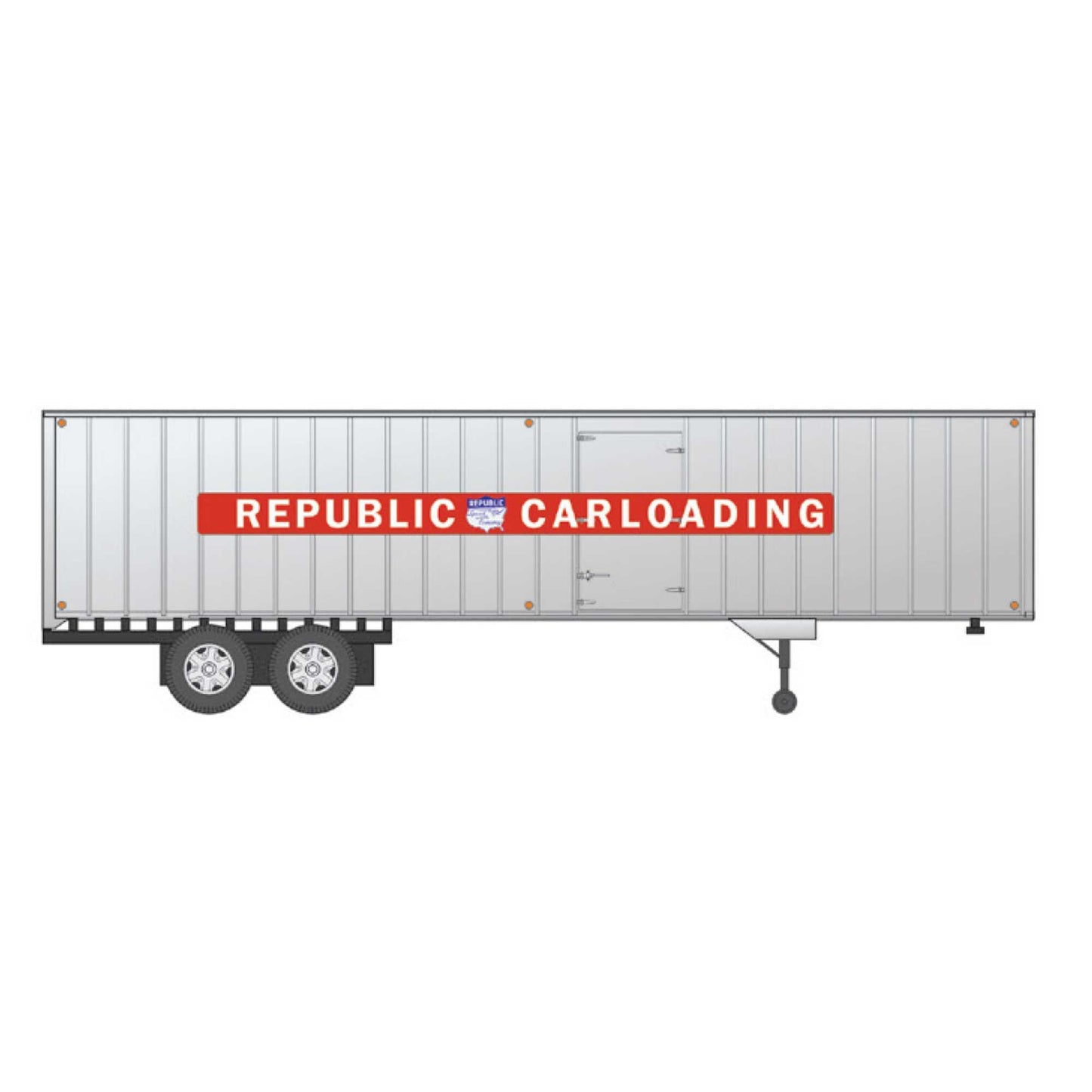 HO 40' Fruehauf Exterior-Post Volume Van Trailer (RPI403031)