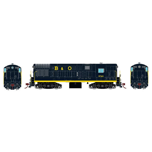HO H16-44 DC Silent B&O Blue Scheme #9740 Model Locomotive (RPI44001)