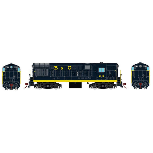 HO Scale H16-44 DC/DCC/S Blue & Gold Locomotive (RPI44503)