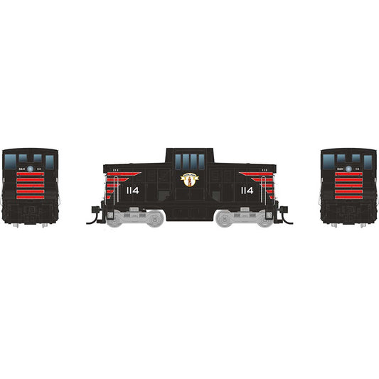 HO GE 44 Tonner Switcher Locomotive B&M Minuteman #115 (RPI48005)