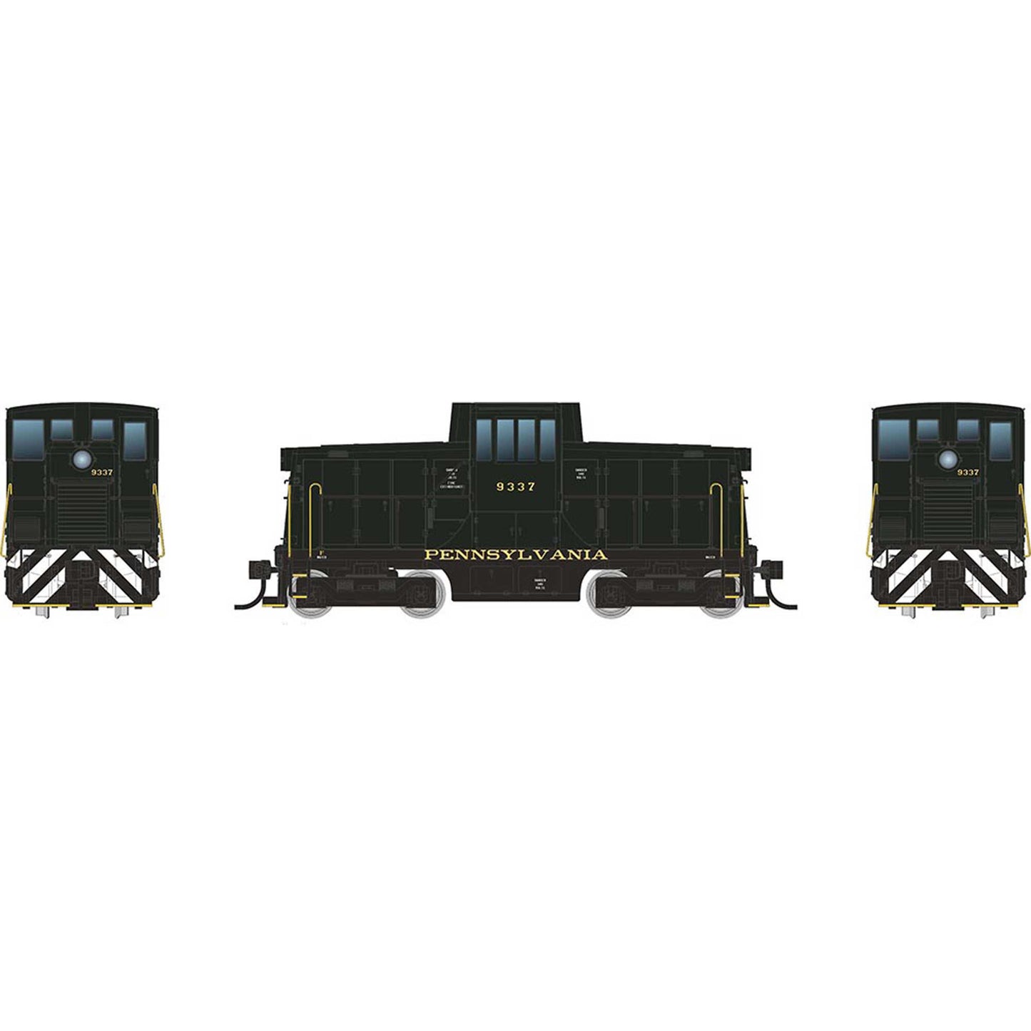 HO GE 44 Tonner Switcher Locomotive with DCC & Sound PRR 9333 (RPI48523)