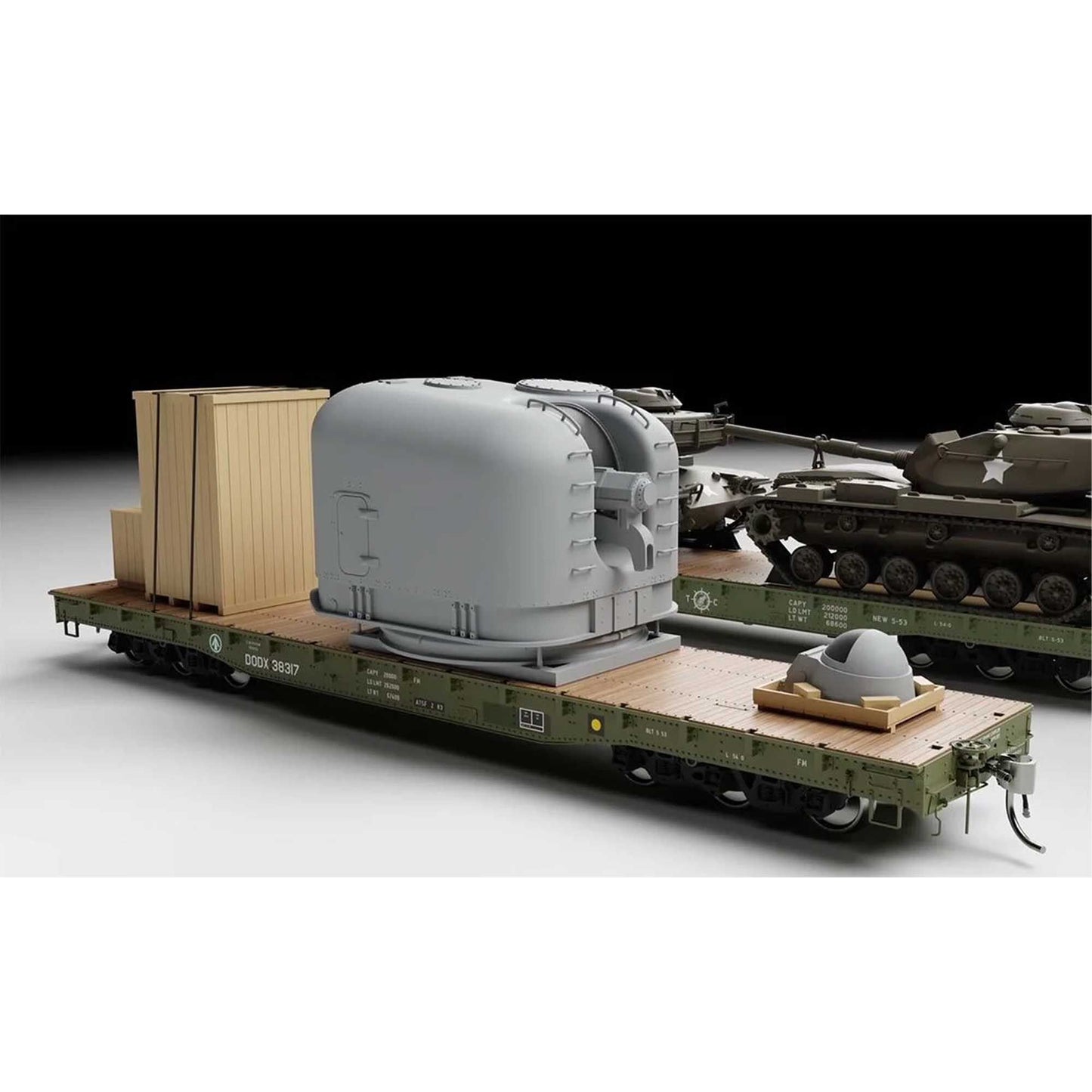 HO MK-42 5 Inch Naval Turret Model (RPI805001)