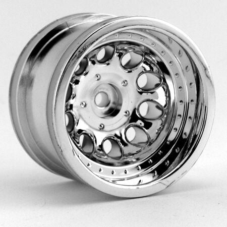 1/10 Revolver Crawler Front/Rear 2.2 Chrome Wheels (RPM82233)