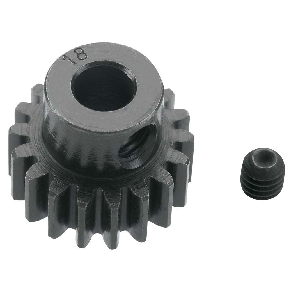 18 Tooth Blackened Steel 32p Pinion Gear 5mm (RRP8618)