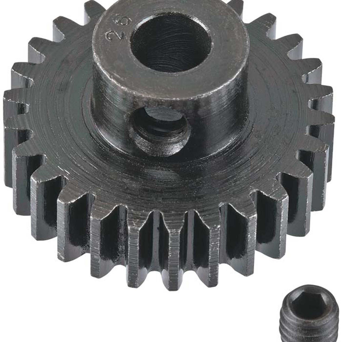 26 Tooth Blackened Steel 32p Pinion Gear for 5mm Shafts (RRP8626)