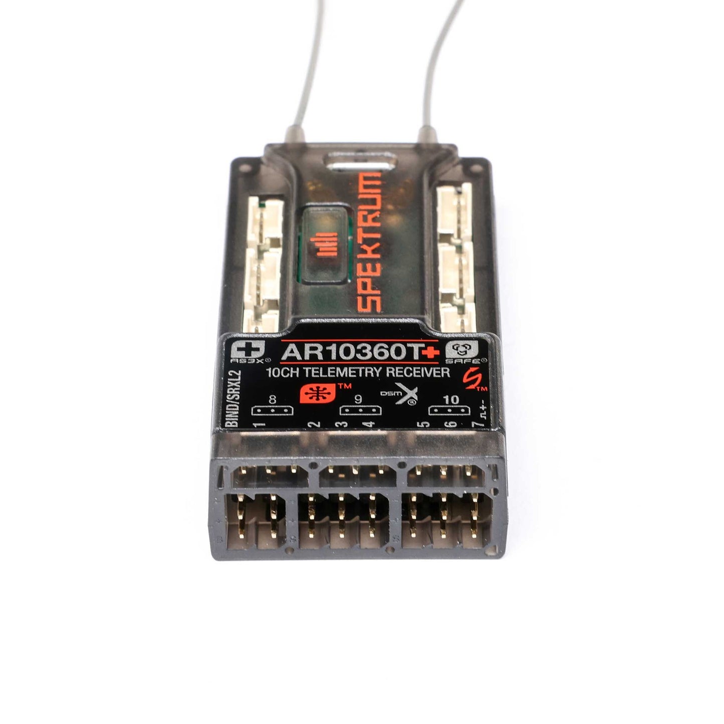 Spektrum AR10360T+ 10-Channel AS3X SAFE Telemetry Receiver (SPM-1034)