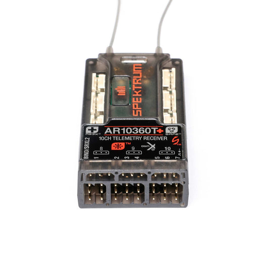 Spektrum AR10360T+ 10-Channel AS3X SAFE Telemetry Receiver (SPM-1034)