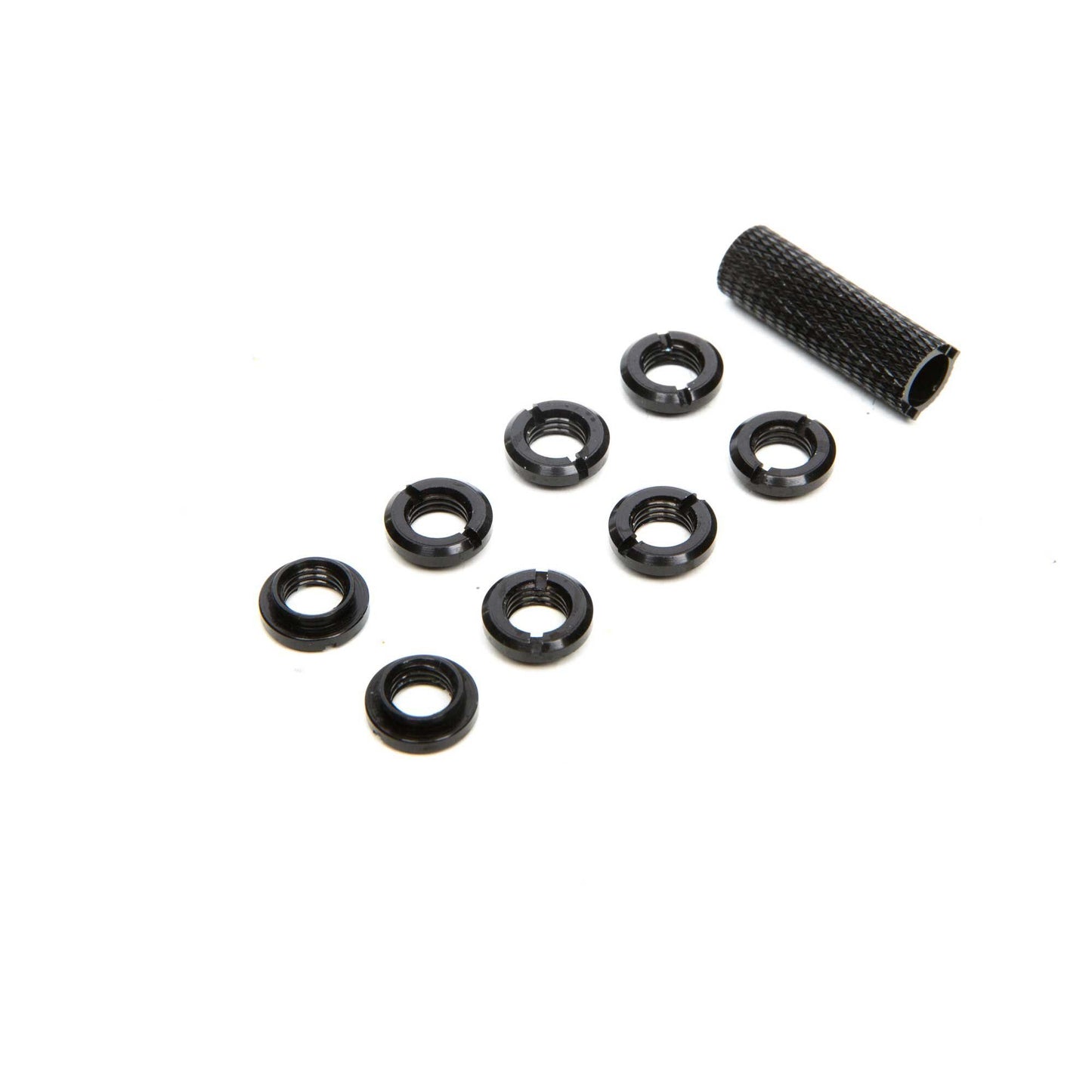 Radio Black Switch Nuts Set with Tool (8 Pieces) (SPMA1302)