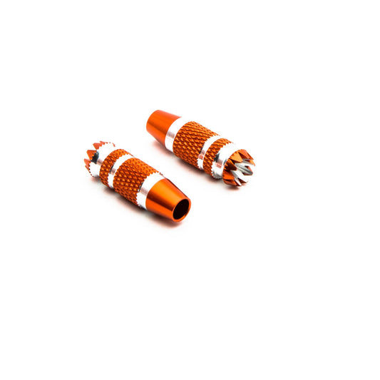 Gimbal Stick Ends 24mm Orange with Silver for DX6G2 and DX7G2 (SPMA4005)