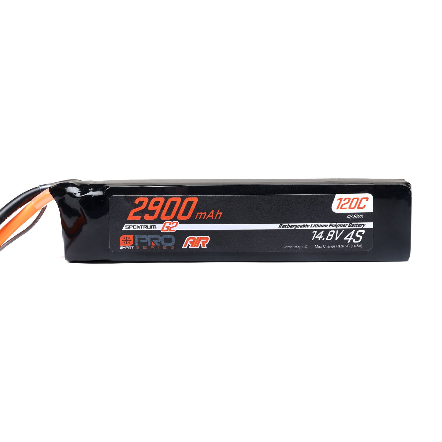 Pro Series Air 2900mAh 14.8V 120C 4S Smart G2 LiPo Battery Pack with IC3 Plug (SPMX-1067)_2