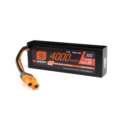 11.1V 4000mAh 3S 30C Smart LiPo G2 Hard Case: IC5_1
