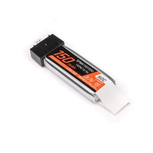 3.7V 150mAh 1S 50C LiPo Battery with JST PH1.25 Connector (SPMX1501S50)