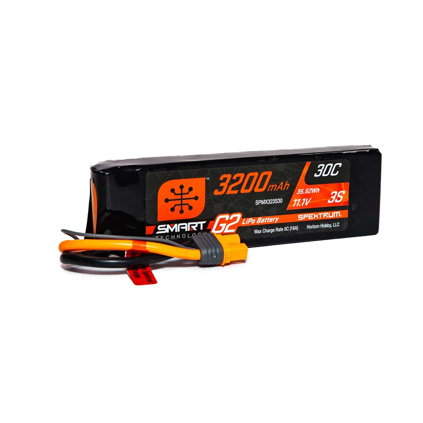 3200mAh 11.1V 30C 3S Smart G2 LiPo Battery Pack with IC3 Plug (SPMX323S30)