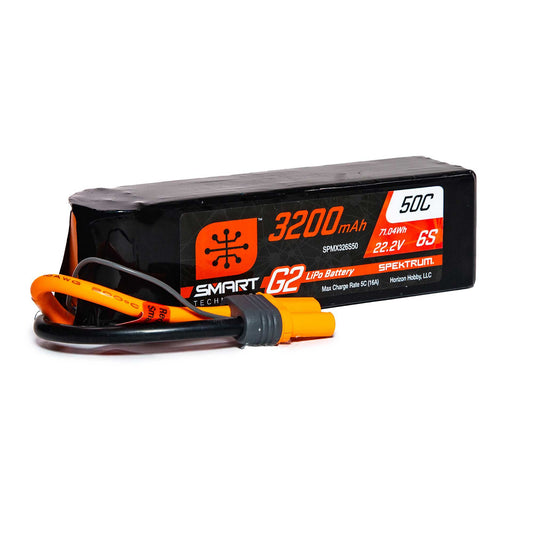 Spektrum Smart G2 22.2V 3200mAh 6S 50C LiPo Battery (SPMX326S50)