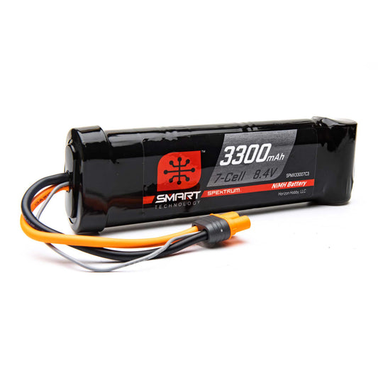 3300mAh 8.4V 7-Cell Smart Flat NiMH Battery Pack with IC3 Plug (SPMX33007C3)_1