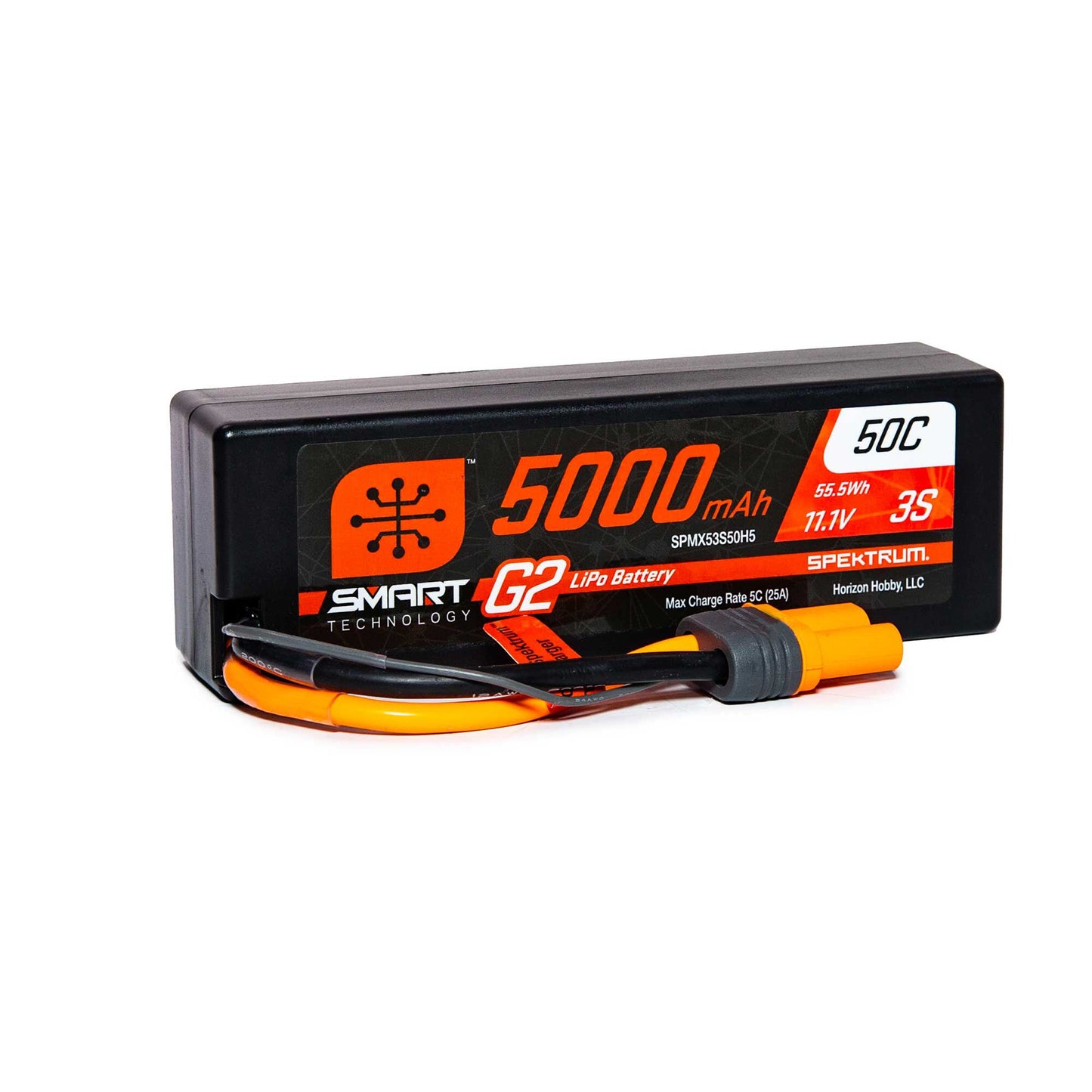 5000mAh 11.1V  50C 3S Smart G2 LiPo Battery Pack with IC5 Plug (SPMX53S50H5)_1