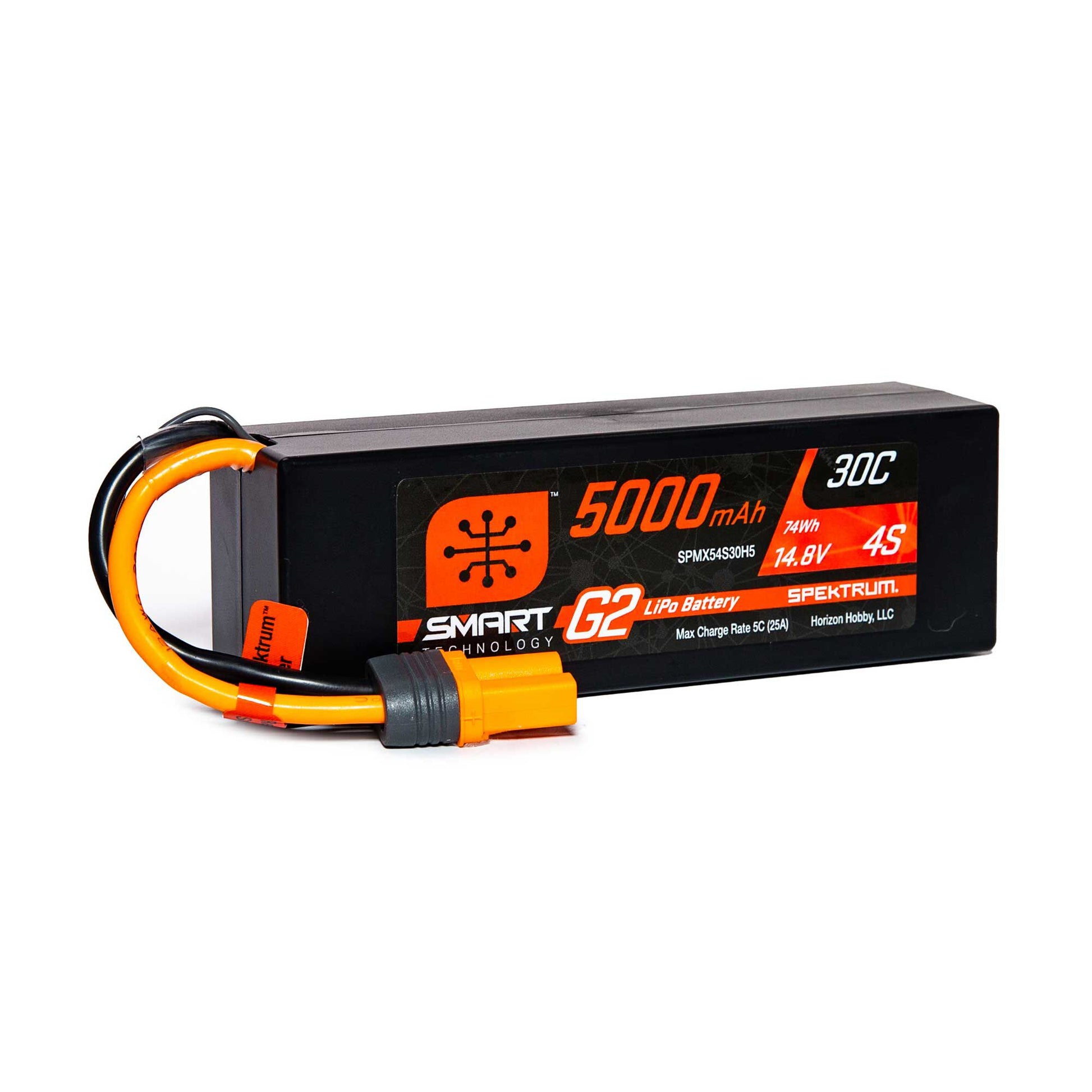 5000mAh 14.8V 30C 4S Smart G2 Hardcase LiPo Battery Pack with IC5 Plug (SPMX54S30H5)_1