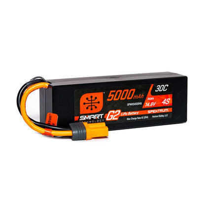 5000mAh 14.8V 30C 4S Smart G2 Hardcase LiPo Battery Pack with IC5 Plug (SPMX54S30H5)_1