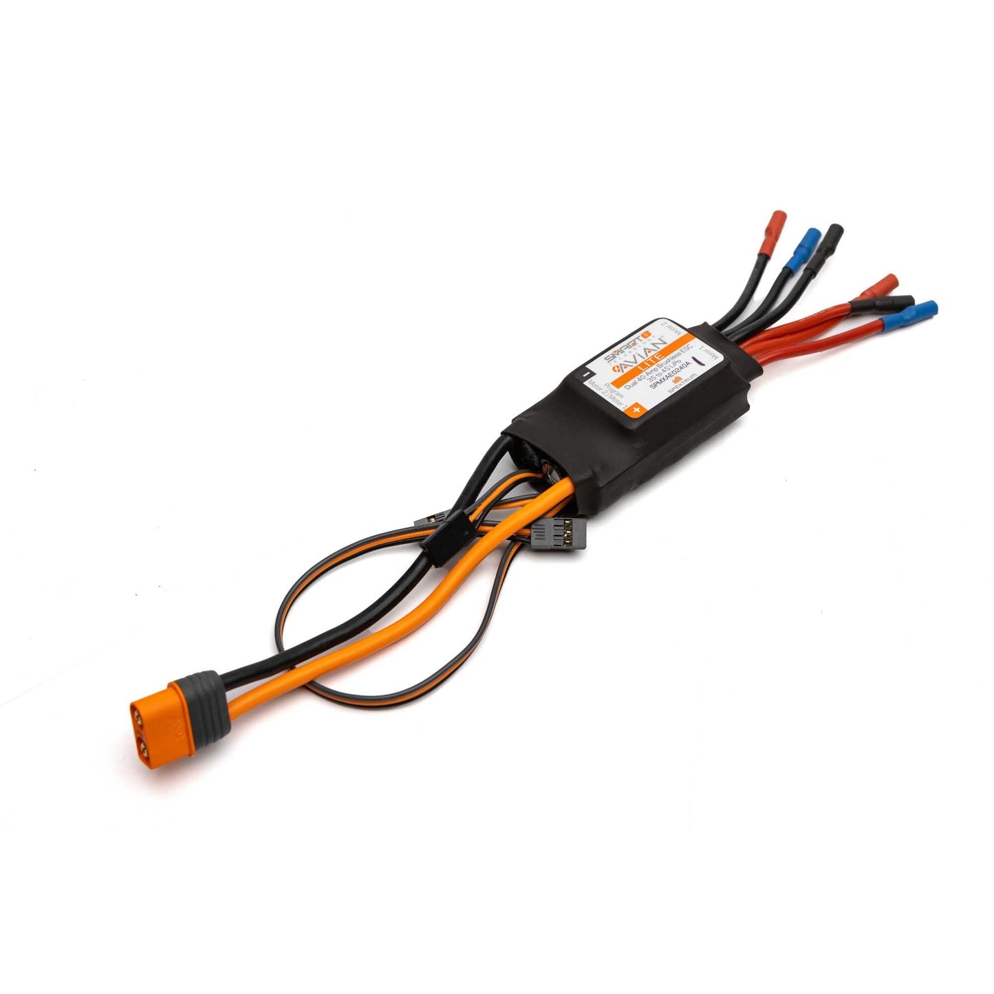 Avian 40-Amp Dual Smart Lite Brushless ESC for RC Airplanes (SPMXAE0240A)