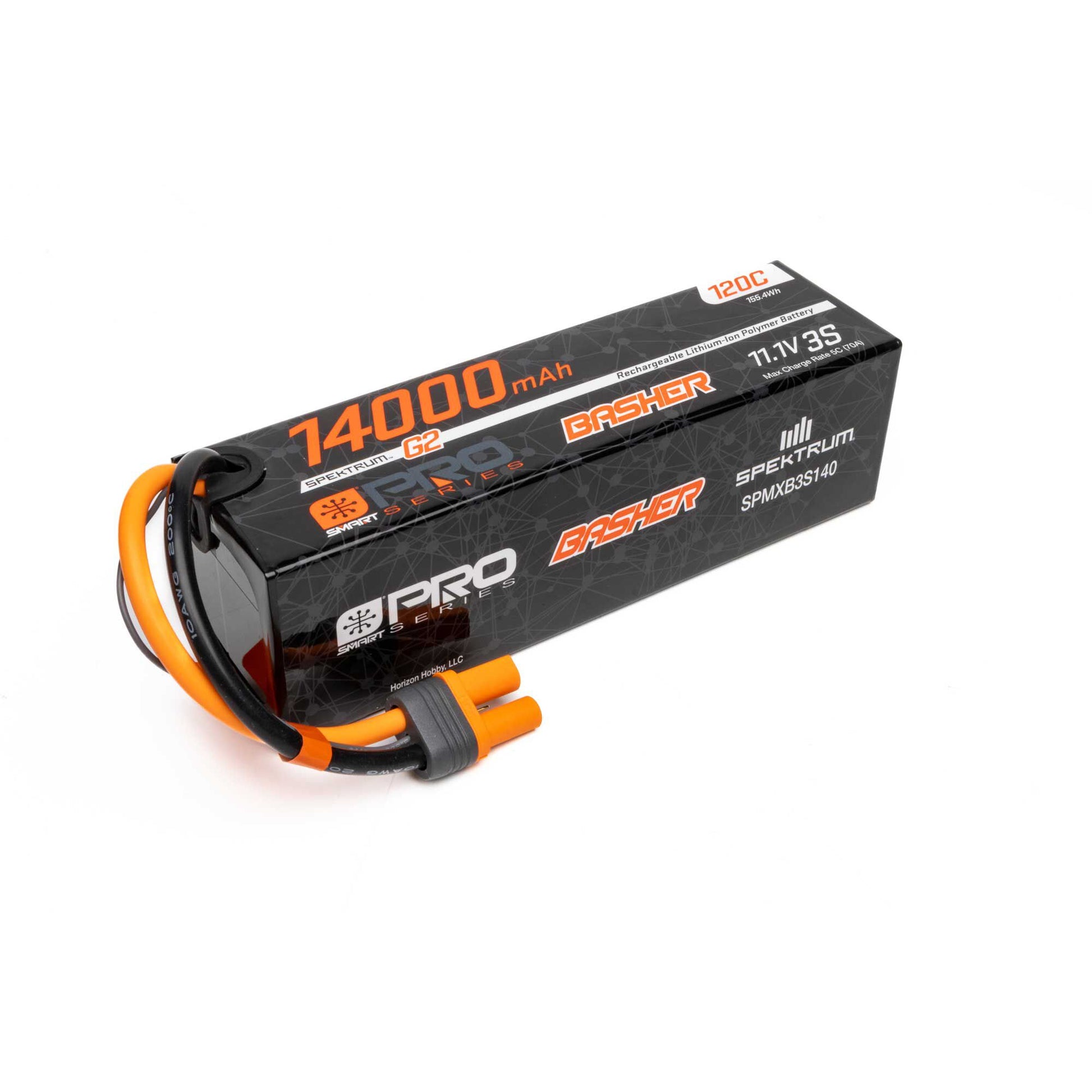 11.1V 14000mAh 3S 120C Smart G2 Pro Basher LiPo Battery (SPMXB3S140)_1