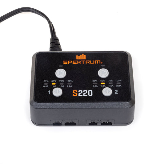 S220 AC 2x20W Balance Charger (SPMXC0220)