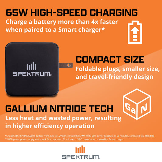Smart Powerstage Bundle with 1300mAh 3S 30C LiPo Battery and S100 Charger (SPMXPSS315)