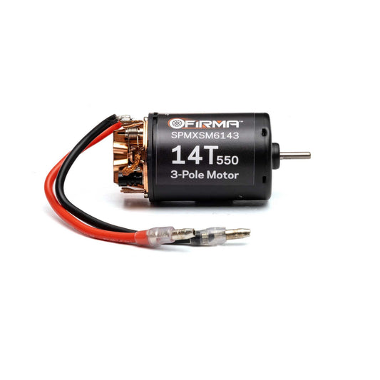 Firma 14T Rebuildable 550 3-Pole Brushed Motor (SPMXSM6143)