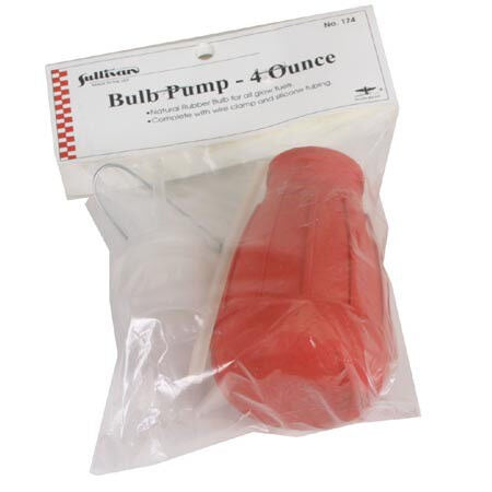 Glow Fuel Bulb Pump Red 4oz (SUL174)