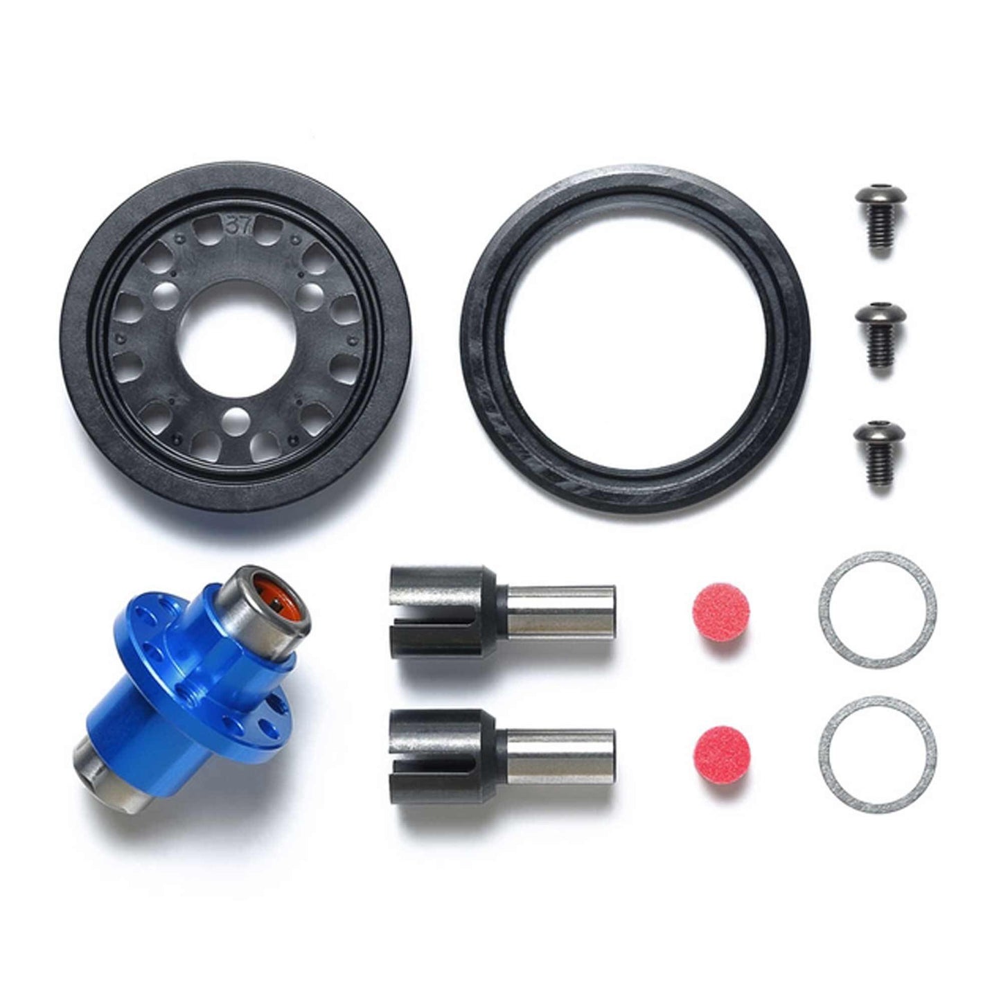 TA08 Lightweight Front One-Way Set 37T for Tamiya TA-08 (TAM22039)