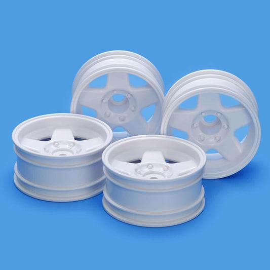Hornet 1-Piece Large Diameter Wheels for Tamiya R/C Kits (TAM22077)