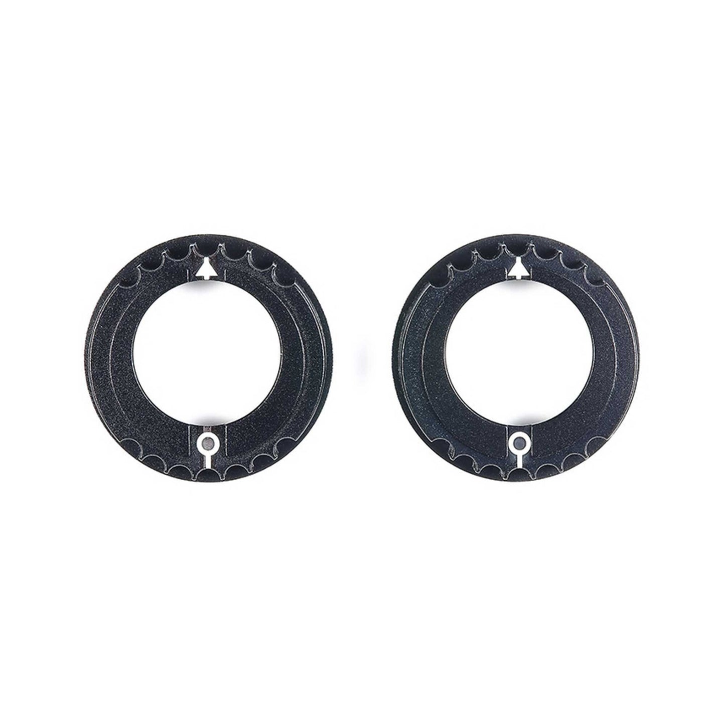 Aluminum Differential Holders 0.8mm Offset for Tamiya Chassis (2) (TAM22078)