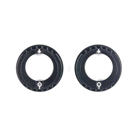 Aluminum Differential Holders 0.8mm Offset for Tamiya Chassis (2) (TAM22078)