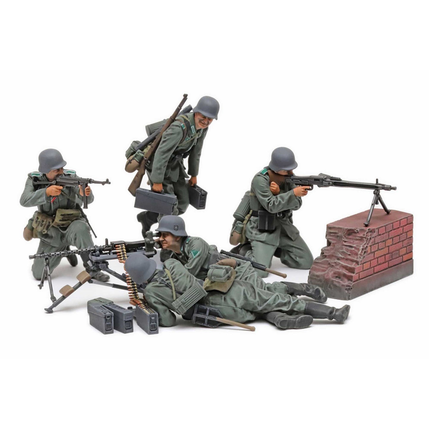 1/35 German Machine Gun Team Plastic Model Kit (TAM35386)