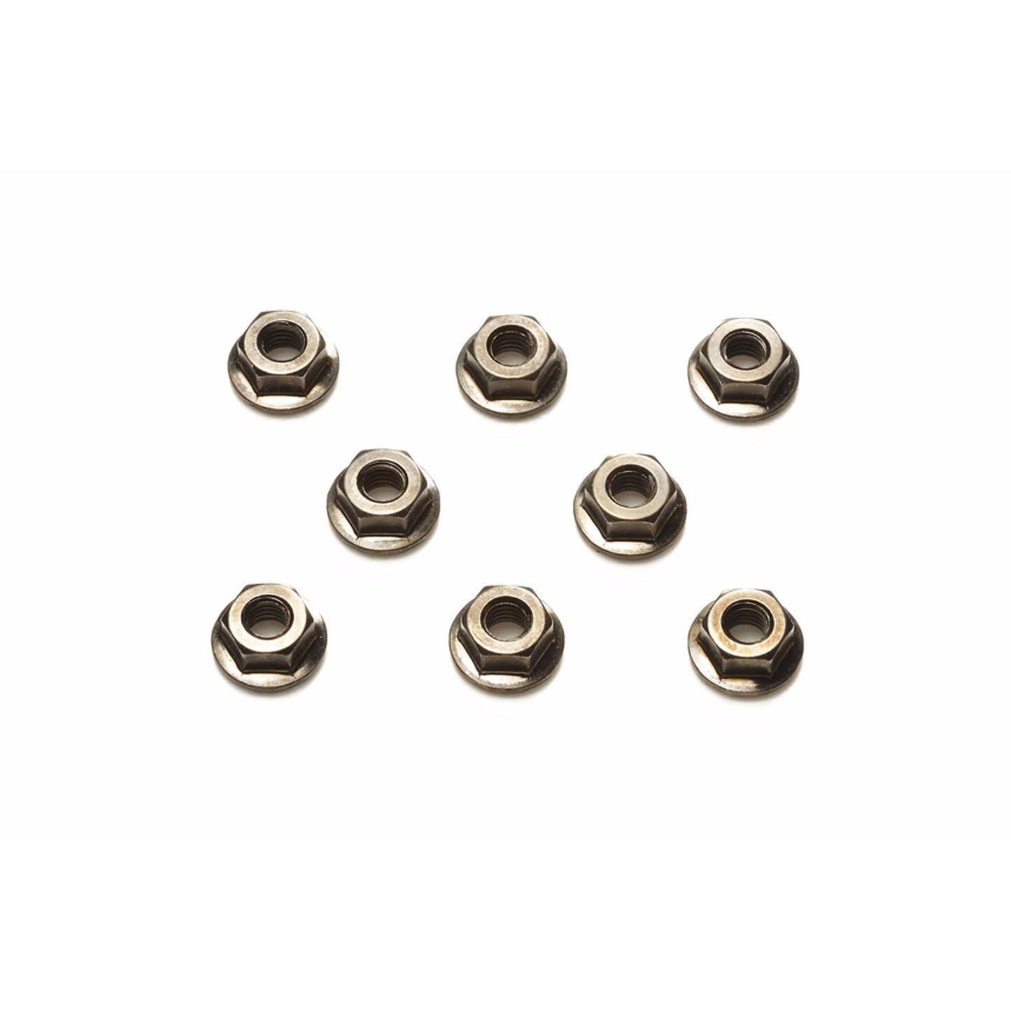 Serrated Wheel Nut 4mm Black (Pack of 8) (TAM42282)