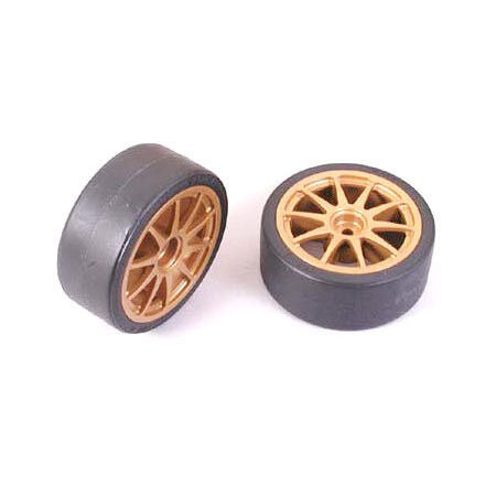 1/10 Pre-Mounted Front/Rear Drift Tires 12mm Hex for Touring Cars (TAM51219)
