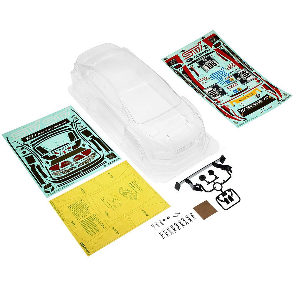 Subaru WRX STI NBR Challenge Clear Body with 257mm Wheelbase for 1/10 Touring (TAM51593)_1