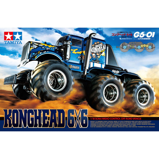1/18 Konghead G6-01 6x6 Monster Truck Kit (TAM58646)