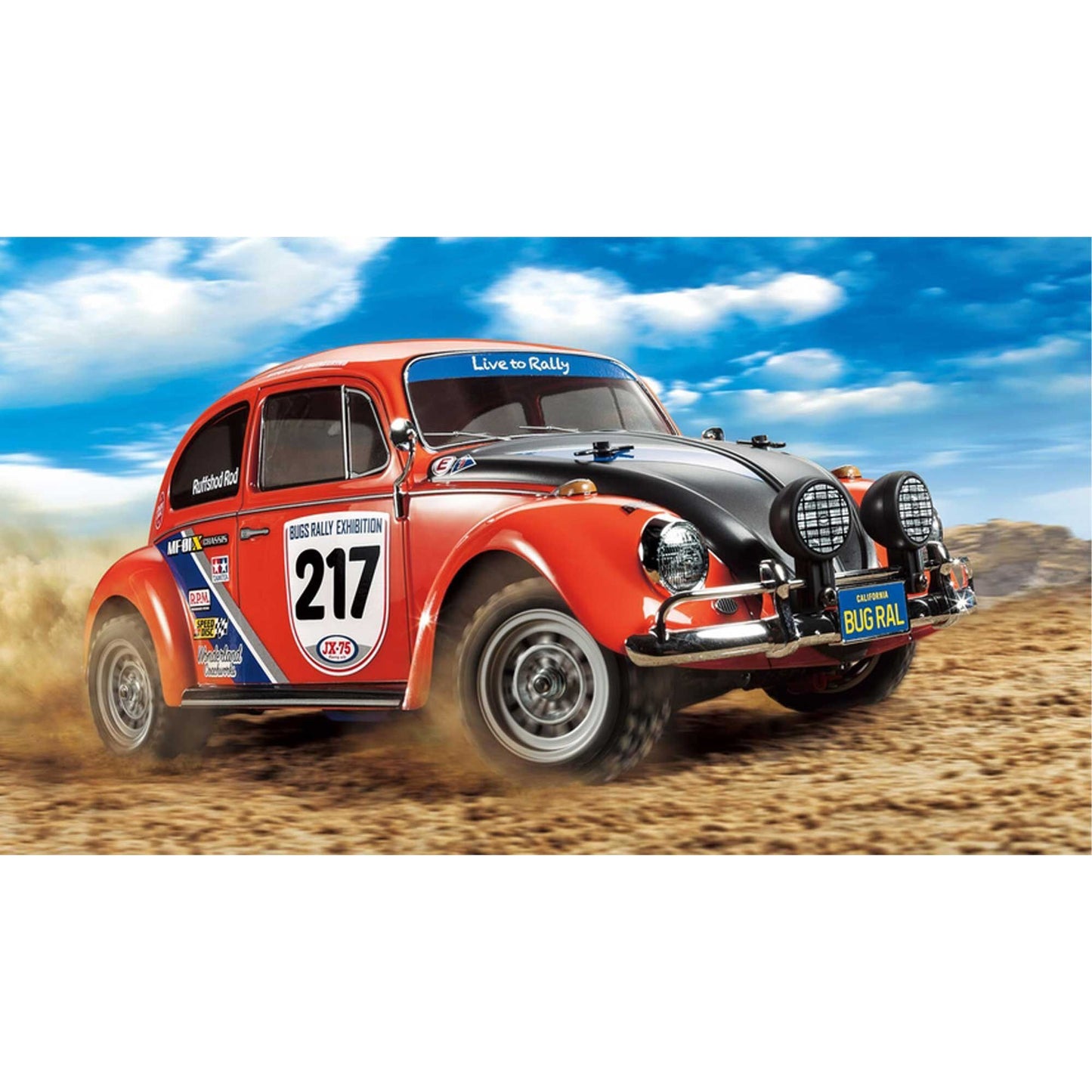 1/10 Volkswagen Beetle Rally 4WD MF-01X Kit (TAM58650)
