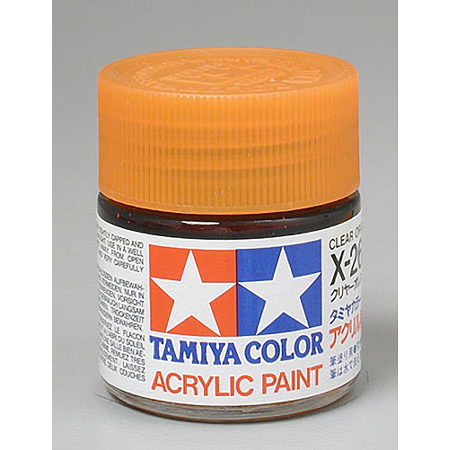 Acrylic X26 Gloss Clear Orange Paint (TAM81026)