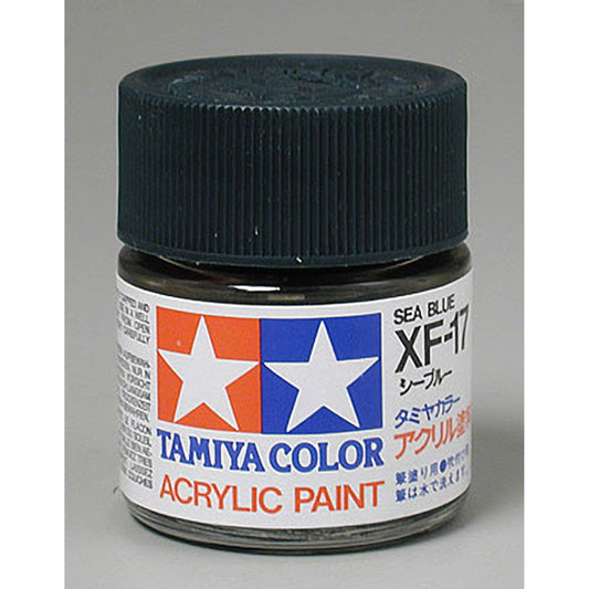 Acrylic XF17 Flat Sea Blue Paint (TAM81317)