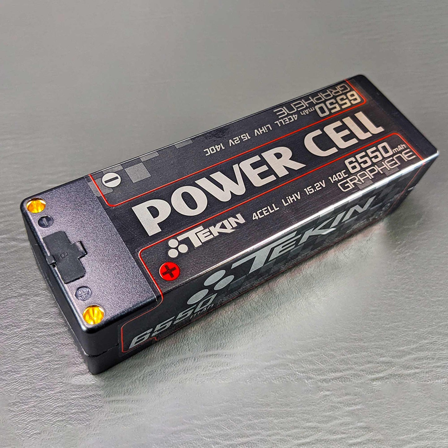 15.2V 6550mAh 4S 140C Brick LCG LiHV Battery (TEKTT1625)