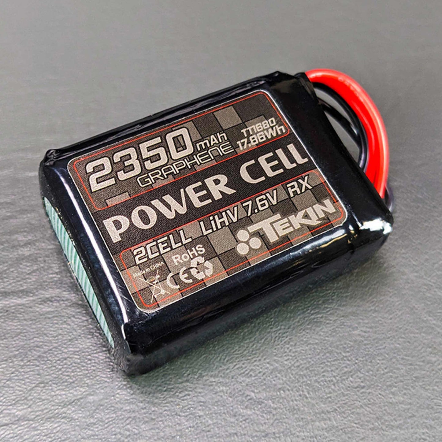 7.6V 2350mAh 2S 10C LiHV Receiver Battery (TEKTT1680)
