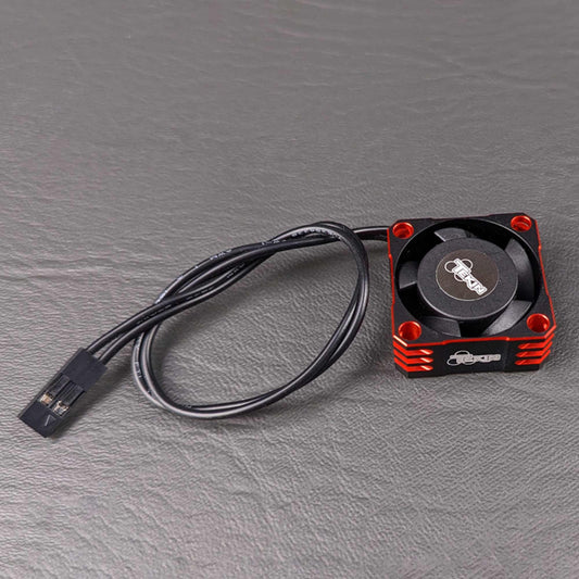 Fan 25x25x10 Hiflow Black and Red (TEKTT3859)