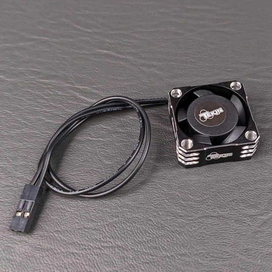 Fan 25x25x10 Hiflow blk/sil, 2pin 180mm (TEKTT3860)