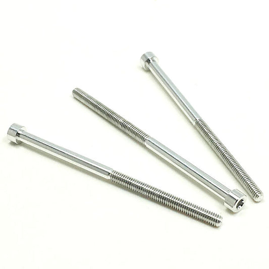 Aluminum Stator Screws Non-Magnetic 48mm Silver Pack of 3 (TEP1531)