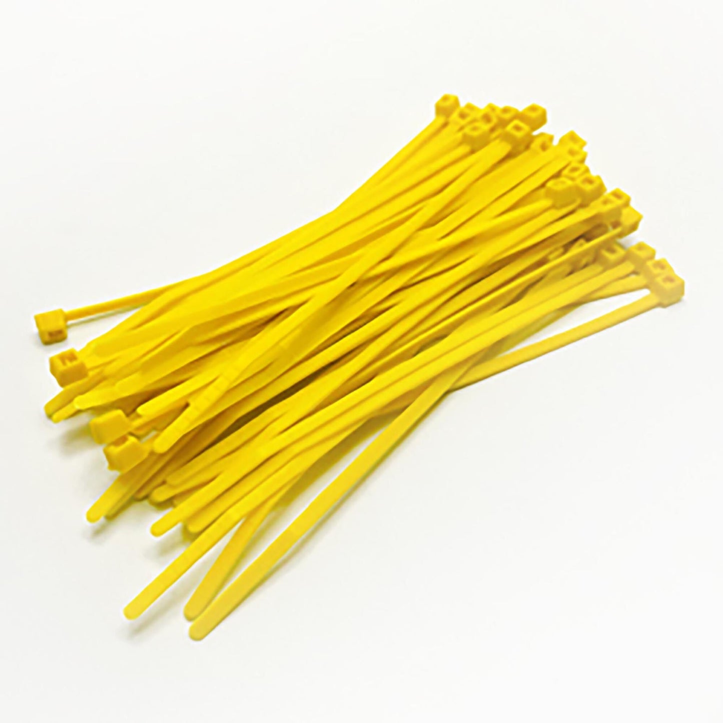 8" Yellow Tie Wraps (Pack of 50) (TEP3003Y)