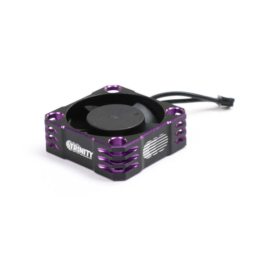 Aluminum 30x30mm Ball Bearing Fan Purple (TEP3084)