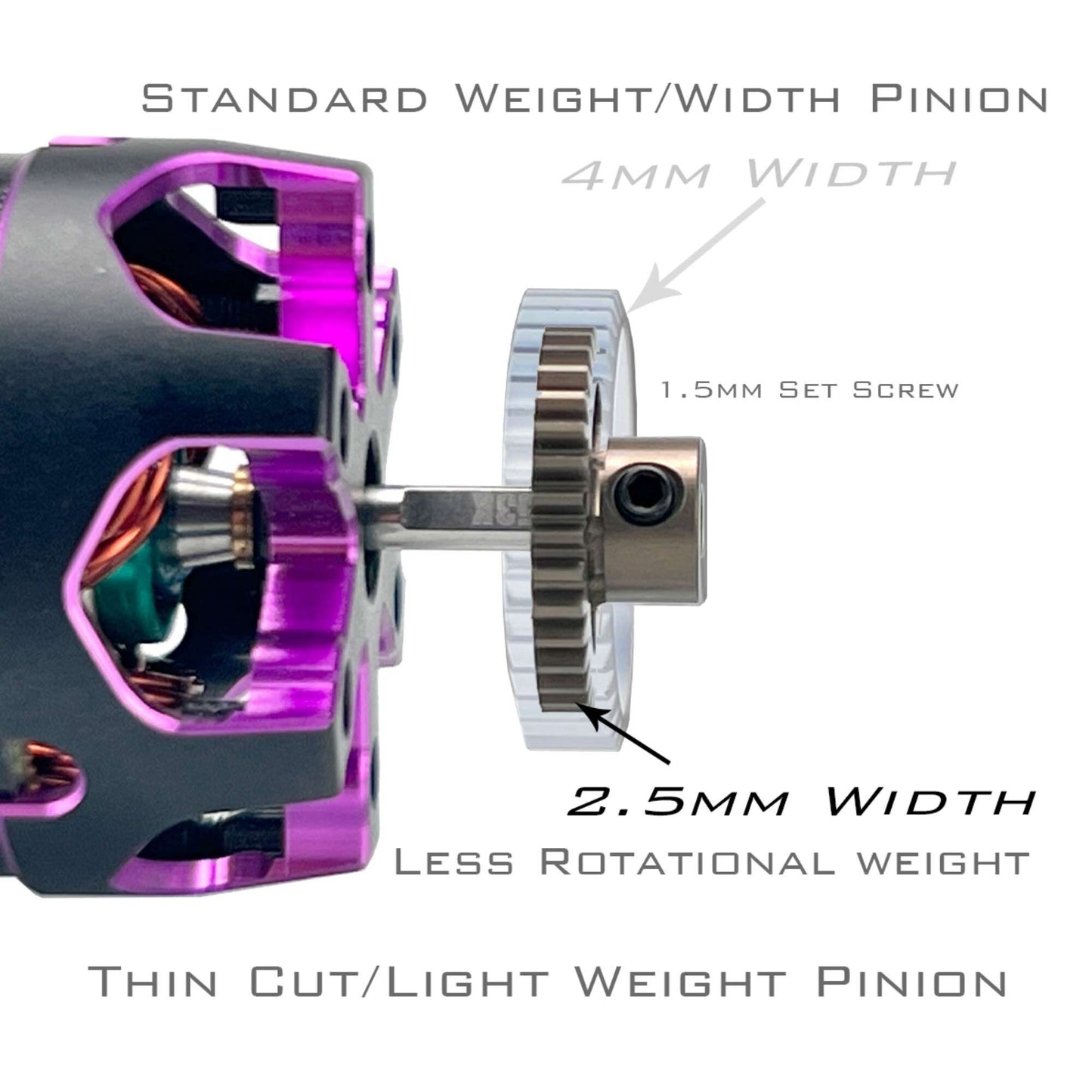 48P Ultra Lightweight Aluminum Pinion Gear 35T (TEP4035)