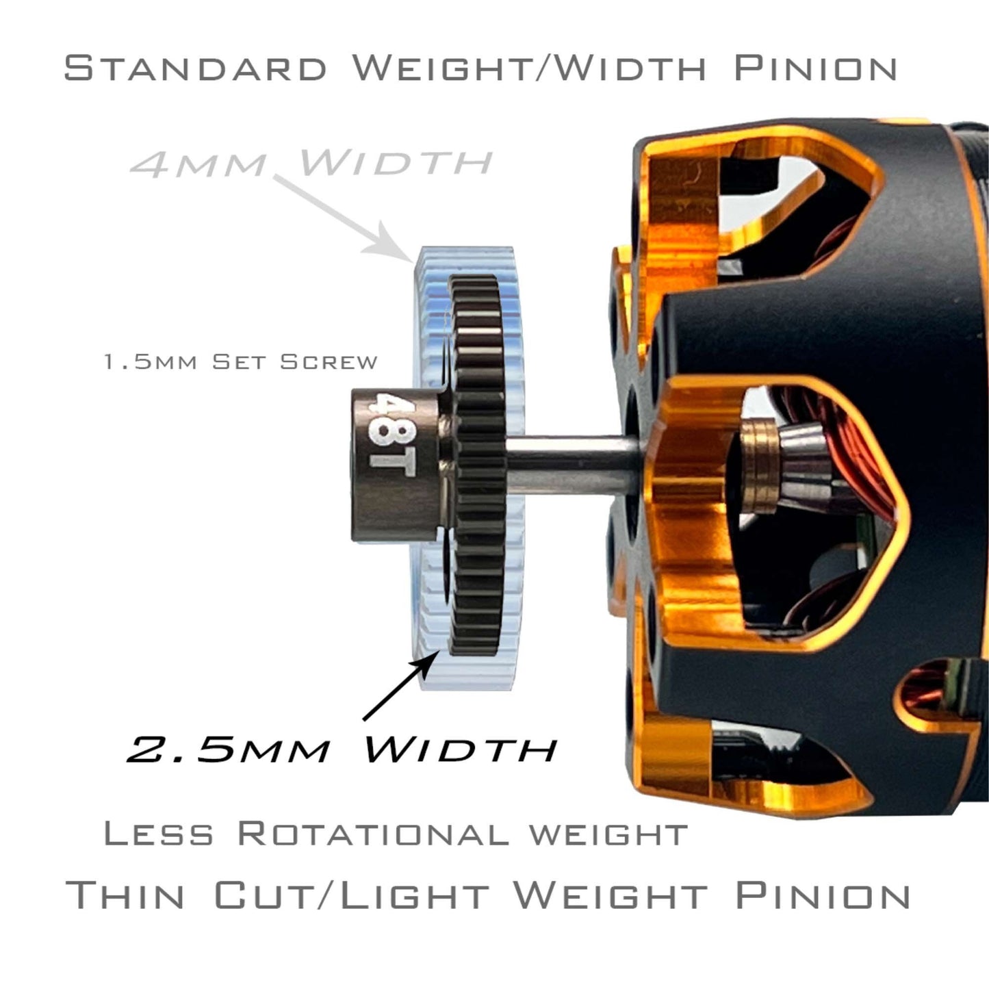 64P Ultra Lightweight Aluminum Pinion Gear 33T (TEP6133)