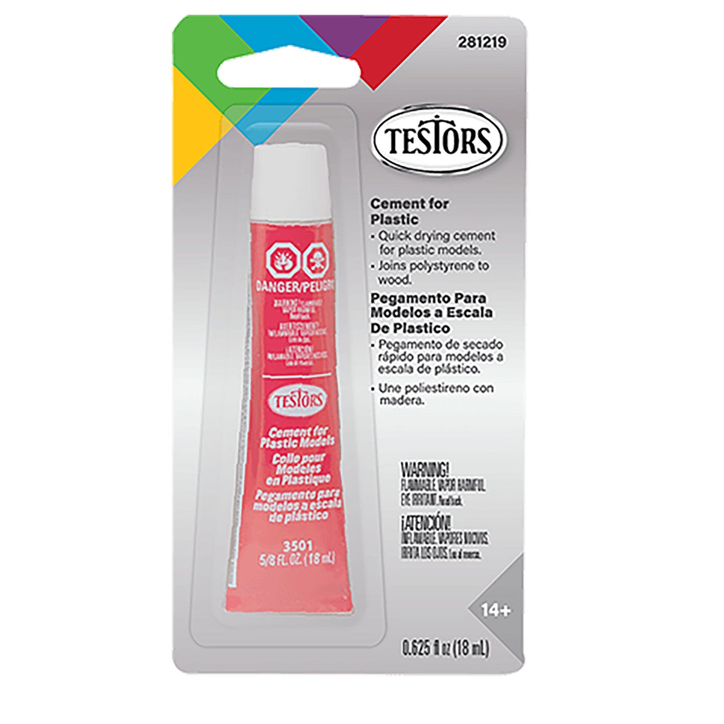 Plastic Cement 5/8 oz (TES281219)